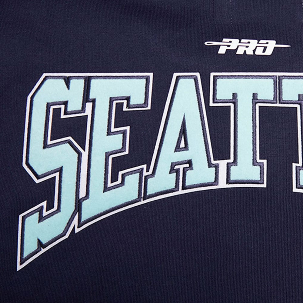 Seattle Kraken Pro Standard Crest Emblem Pullover Sweatshirt - Deep Sea Blue | US 200410537