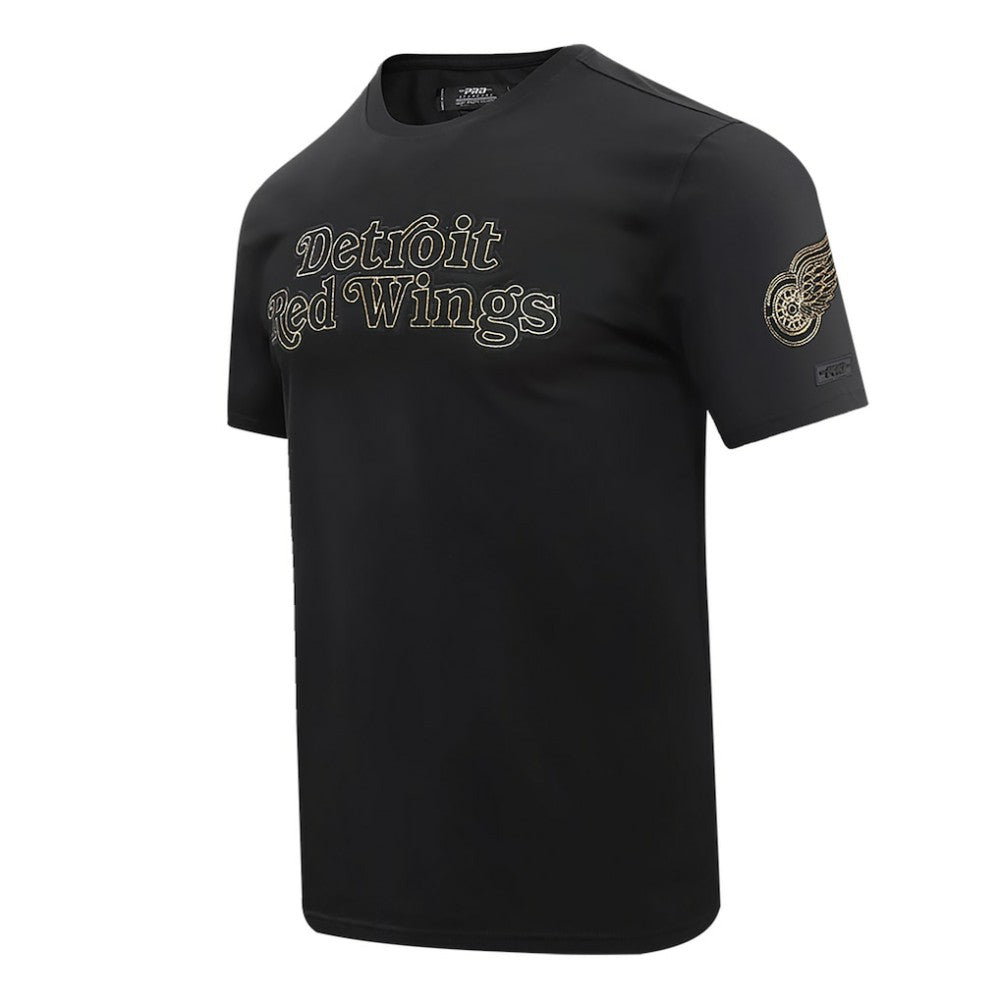 Detroit Red Wings Pro Standard Wordmark T-Shirt - Black | US 200410583
