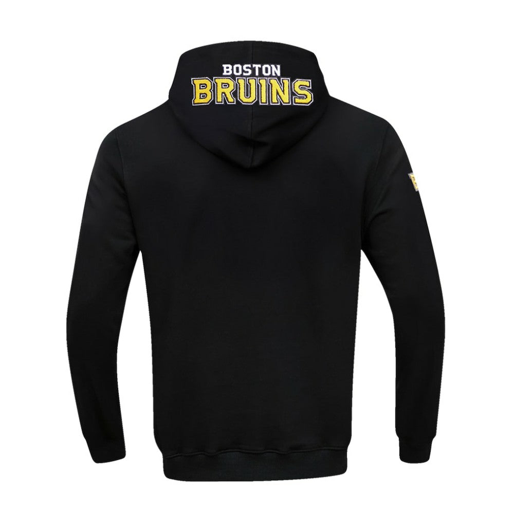 Boston Bruins Pro Standard Classic Chenille Full-Zip Hoodie Jacket - Black | US 200410601