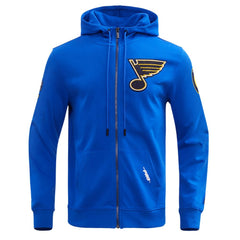 St. Louis Blues Pro Standard Classic Chenille Full-Zip Hoodie Jacket - Blue | US 200410614