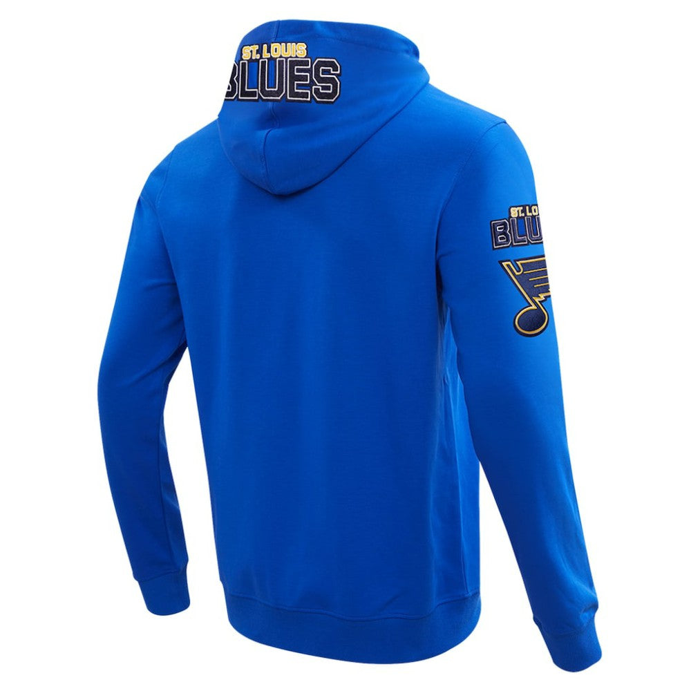 St. Louis Blues Pro Standard Classic Chenille Full-Zip Hoodie Jacket - Blue | US 200410614