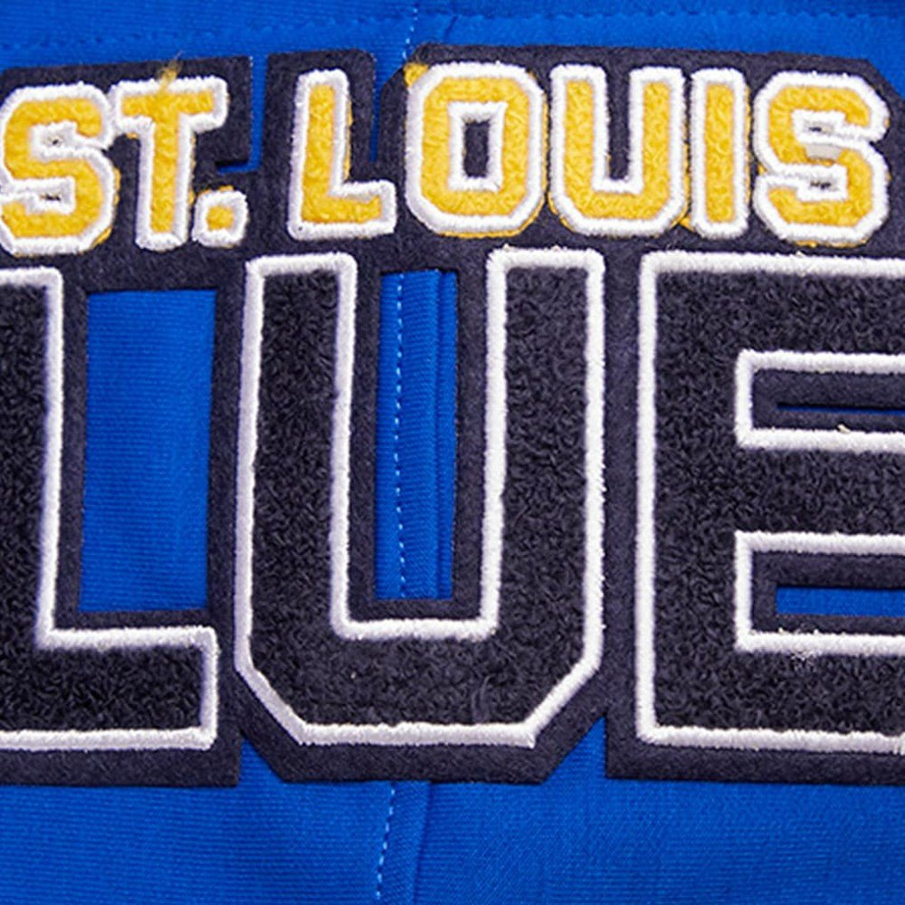 St. Louis Blues Pro Standard Classic Chenille Full-Zip Hoodie Jacket - Blue | US 200410614