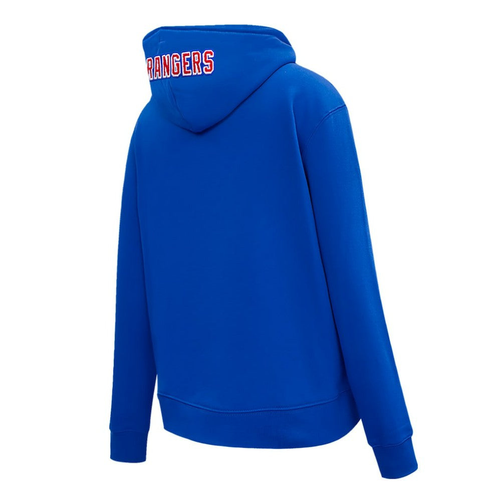 New York Rangers Pro Standard Women's Classic Chenille Pullover Hoodie - Blue | US 200410616