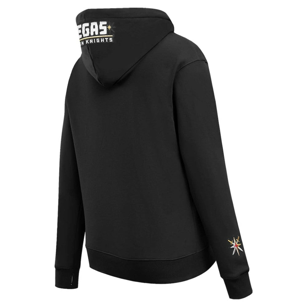 Vegas Golden Knights Pro Standard Women's Classic Chenille Pullover Hoodie - Black | US 200410622