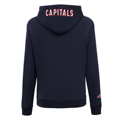 Washington Capitals Pro Standard Women's Classic Chenille Pullover Hoodie - Navy | US 200410626