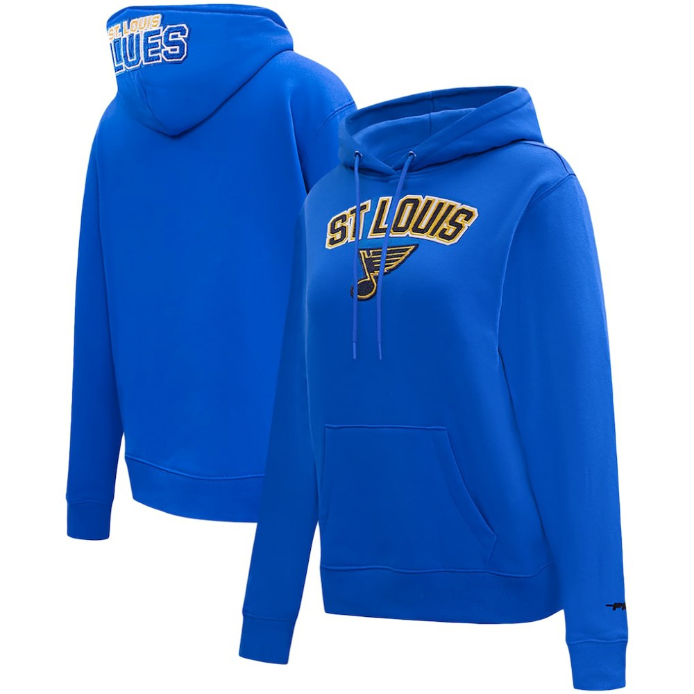 St. Louis Blues Pro Standard Women's Classic Chenille Pullover Hoodie - Blue | US 200410627