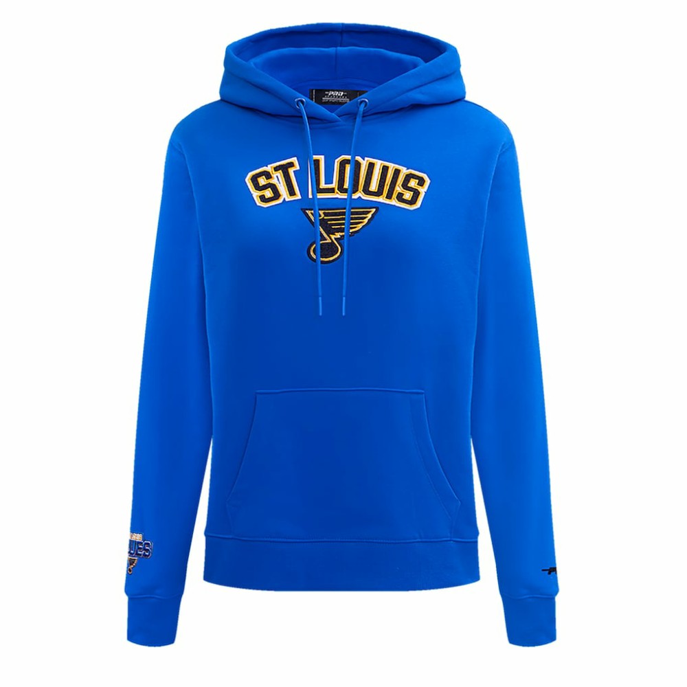 St. Louis Blues Pro Standard Women's Classic Chenille Pullover Hoodie - Blue | US 200410627