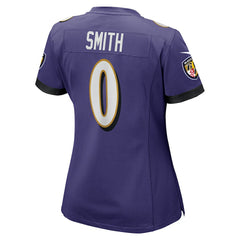 Roquan Smith Baltimore Ravens Women's Team Game Jersey - Purple Jerseys