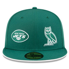 New York Jets New Era OVO x NFL 59FIFTY Fitted Hat - Green Hats
