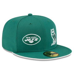 New York Jets New Era OVO x NFL 59FIFTY Fitted Hat - Green Hats