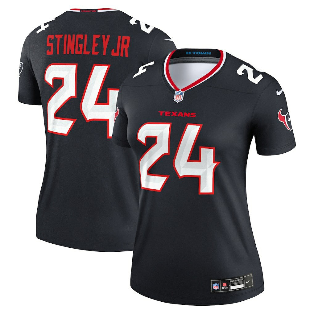 Derek Stingley Jr. Houston Texans Women's Legend Player Performance Top - Navy Tops