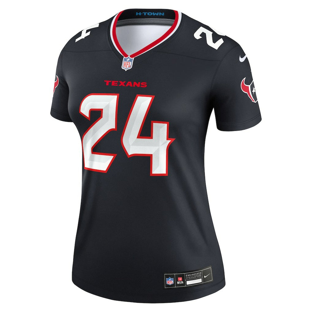 Derek Stingley Jr. Houston Texans Women's Legend Player Performance Top - Navy Tops