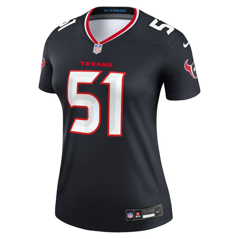 Will Anderson Jr. Houston Texans Women's Legend Player Performance Top - Navy Tops
