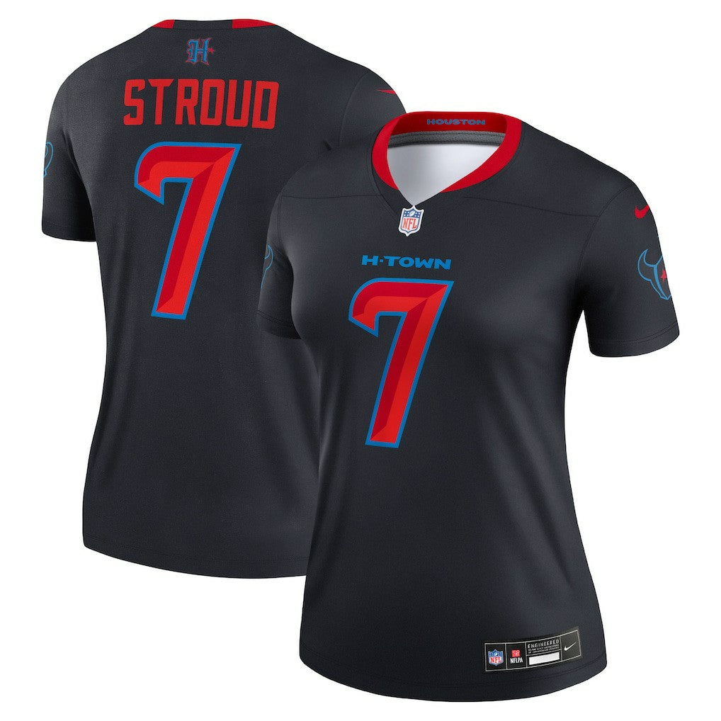 C.J. Stroud Houston Texans Women's Alternate Legend Player Performance Top - Navy Tops