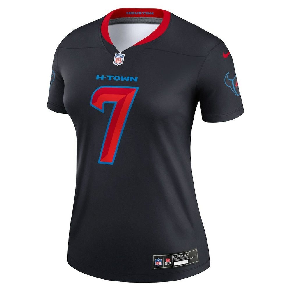 C.J. Stroud Houston Texans Women's Alternate Legend Player Performance Top - Navy Tops