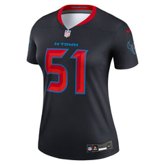 Will Anderson Jr. Houston Texans Women's Alternate Legend Player Performance Top - Navy Tops