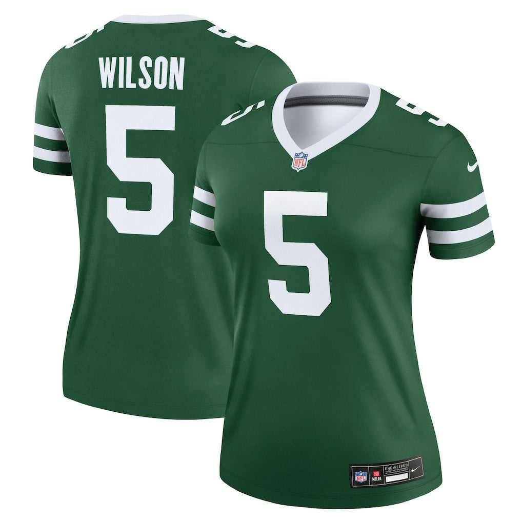 Garrett Wilson New York Jets Women's Legend Player Performance Top - Legacy Green Tops