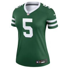 Garrett Wilson New York Jets Women's Legend Player Performance Top - Legacy Green Tops
