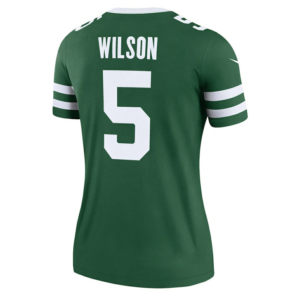 Garrett Wilson New York Jets Women's Legend Player Performance Top - Legacy Green Tops