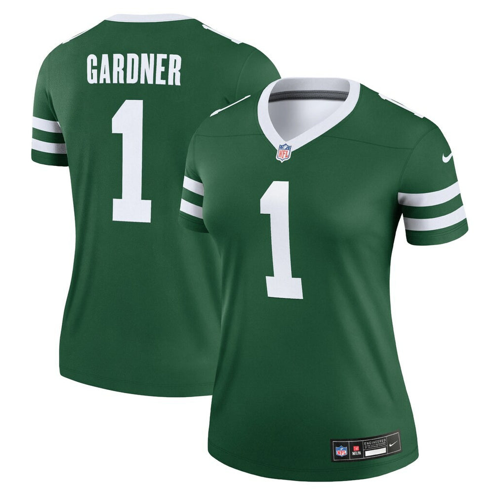 Ahmad Sauce Gardner New York Jets Women's Legend Player Performance Top - Legacy Green Tops