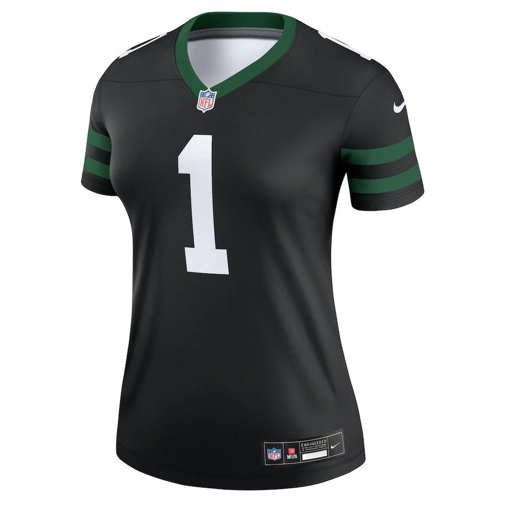 Ahmad Sauce Gardner New York Jets Women's Alternate Legend Player Performance Top - Legacy Black Tops
