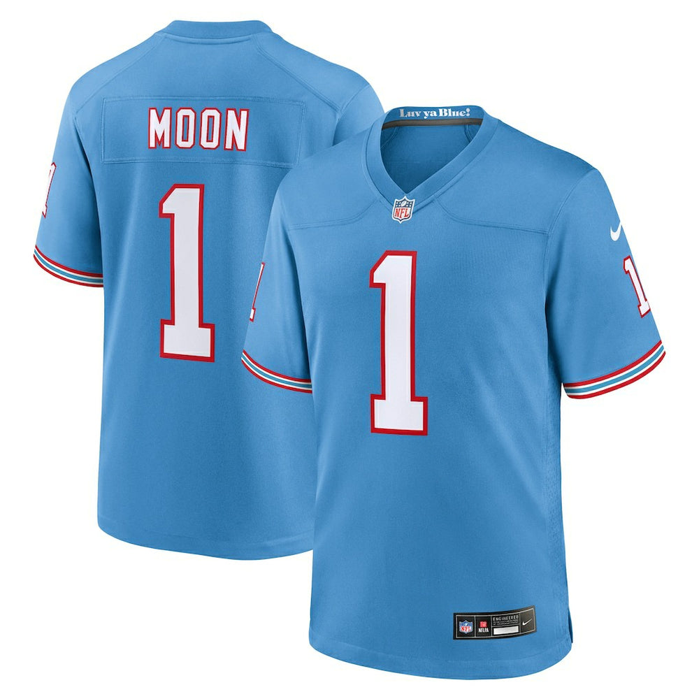 Warren Moon Tennessee Titans Retired Player Alternate Game Jersey - Light Blue Jerseys