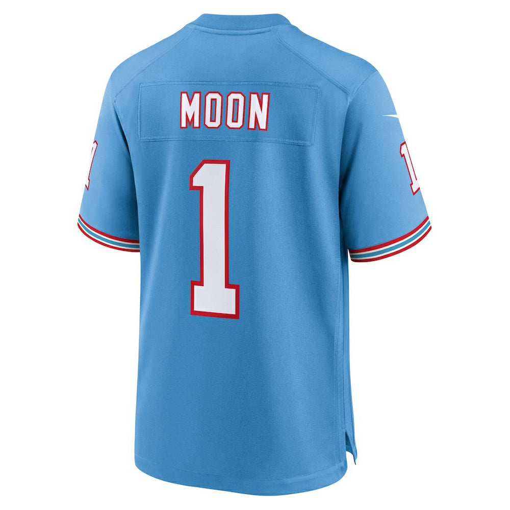 Warren Moon Tennessee Titans Retired Player Alternate Game Jersey - Light Blue Jerseys