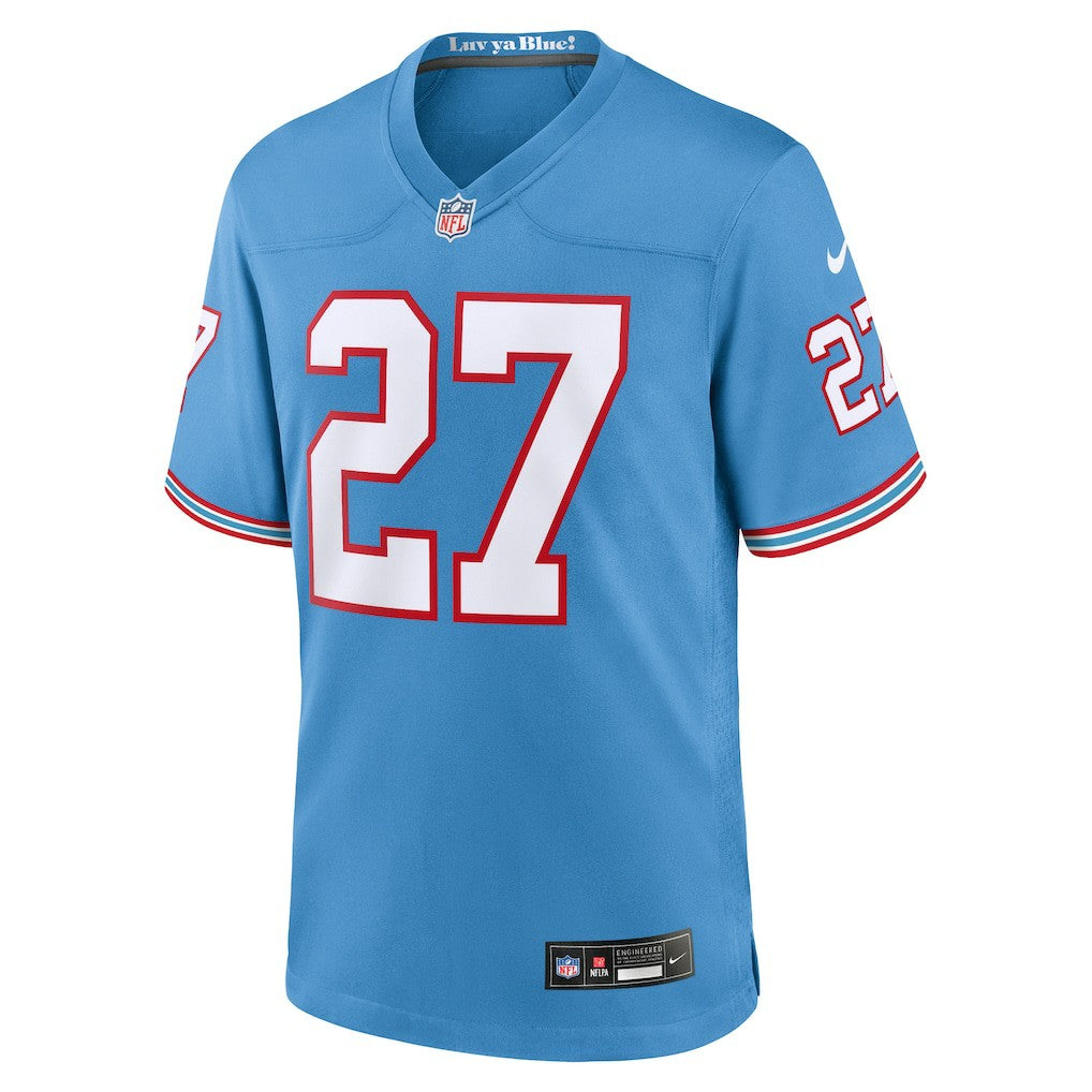 Eddie George Tennessee Titans Retired Player Alternate Game Jersey - Light Blue Jerseys