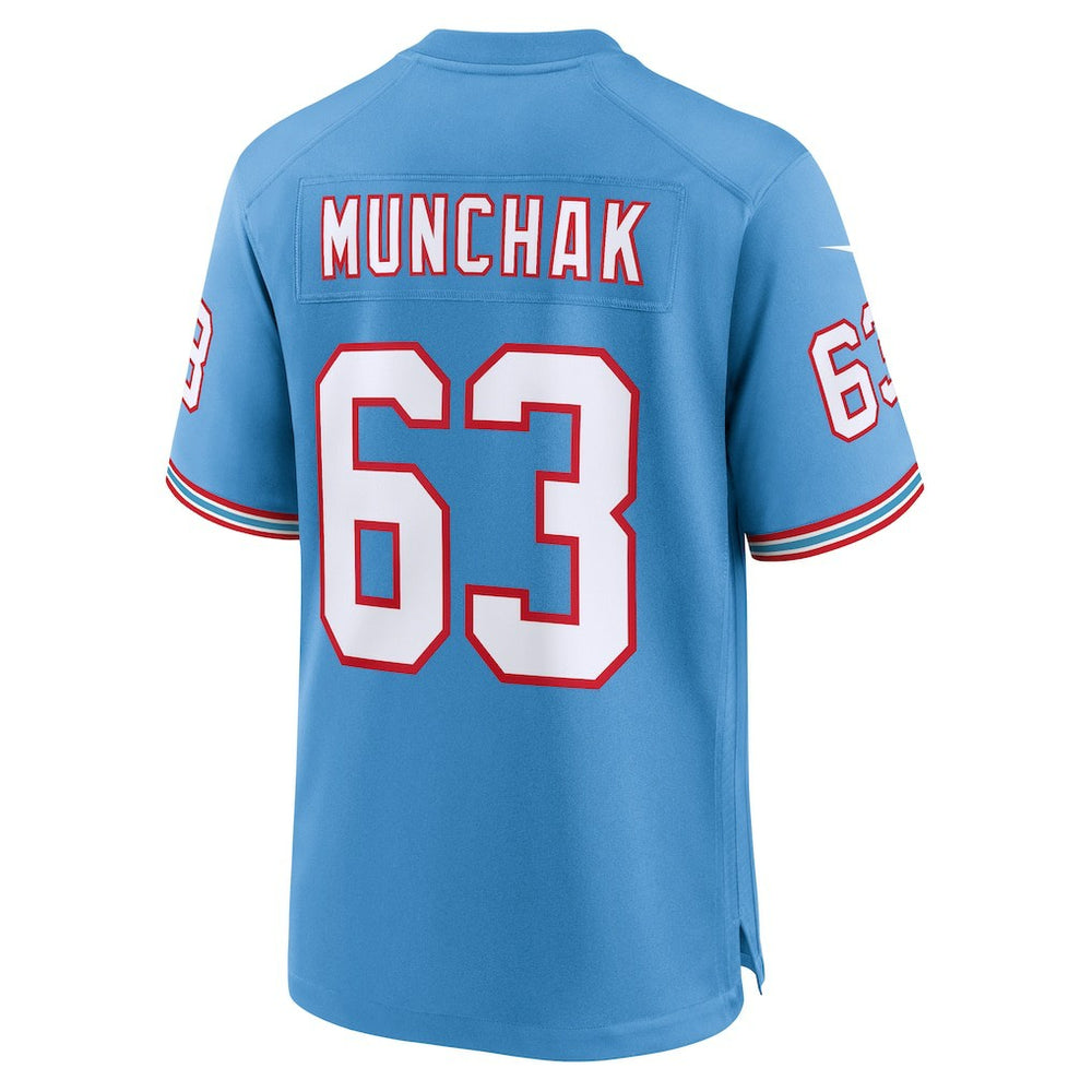 Mike Munchak Tennessee Titans Retired Player Alternate Game Jersey - Light Blue Jerseys