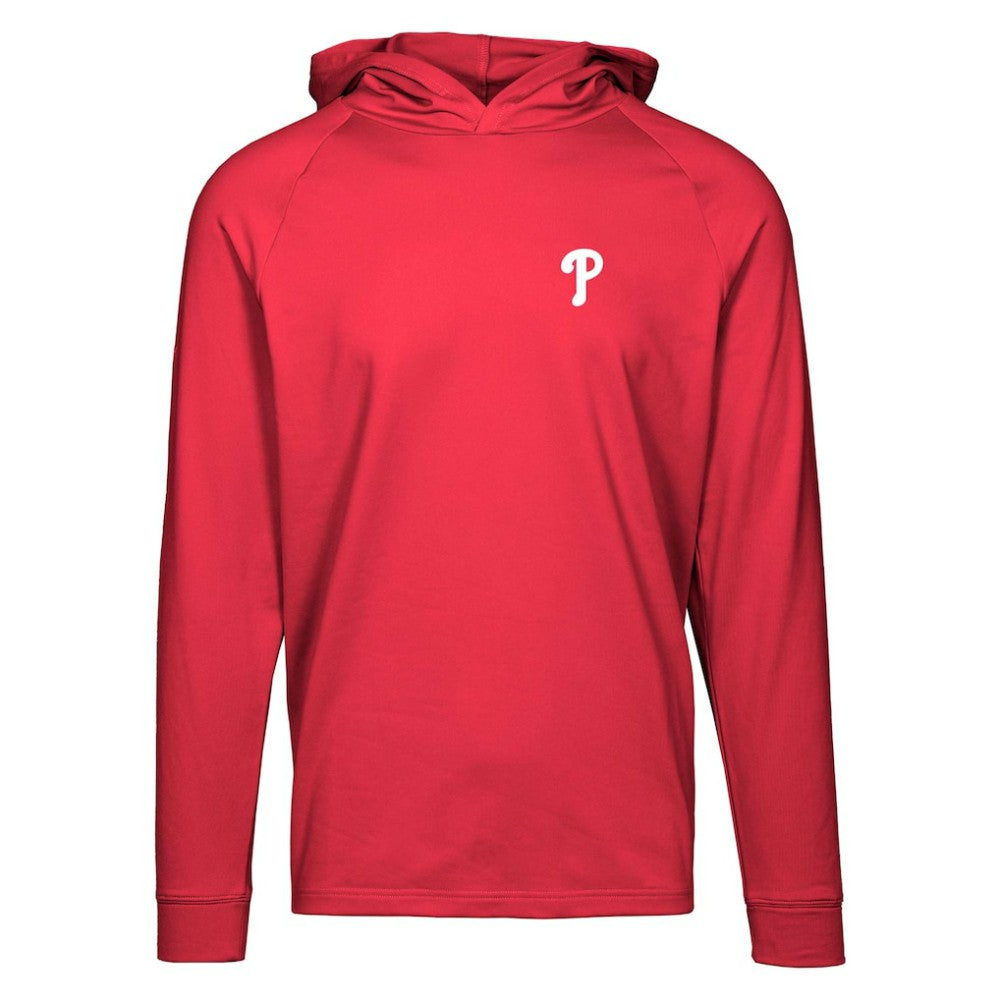 Philadelphia Phillies Levelwear Dimension Insignia 2.0 Pullover Hoodie - Red Hoodies