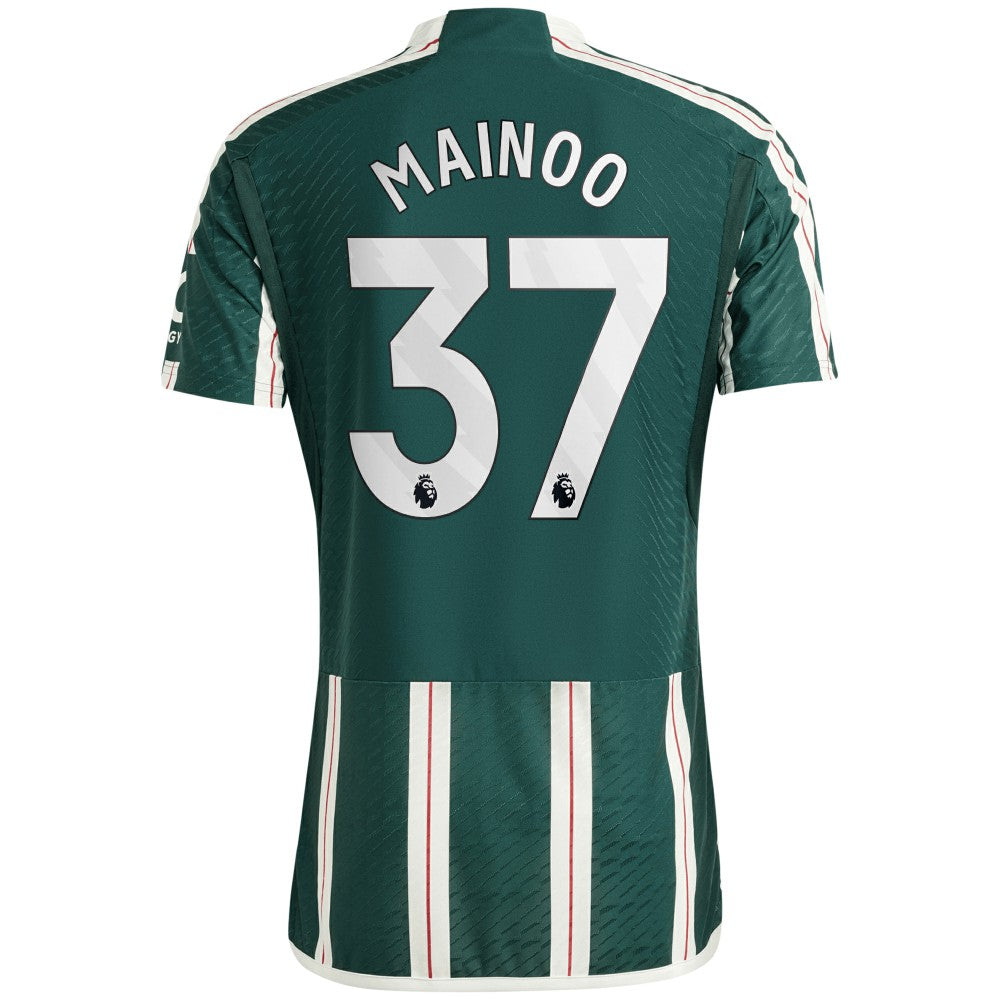 Kobbie Mainoo Manchester United 2023/24 Away Player Jersey Green - Adidas sale
