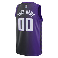 Sacramento Kings Jordan Brand Unisex Swingman Custom Jersey Statement Edition Purple