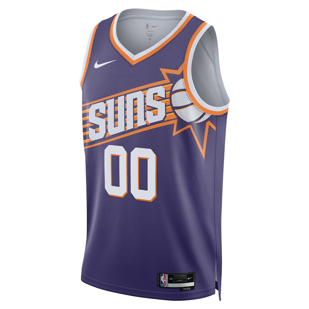 Phoenix Suns Unisex Swingman Custom Jersey Purple Icon Edition - Nike