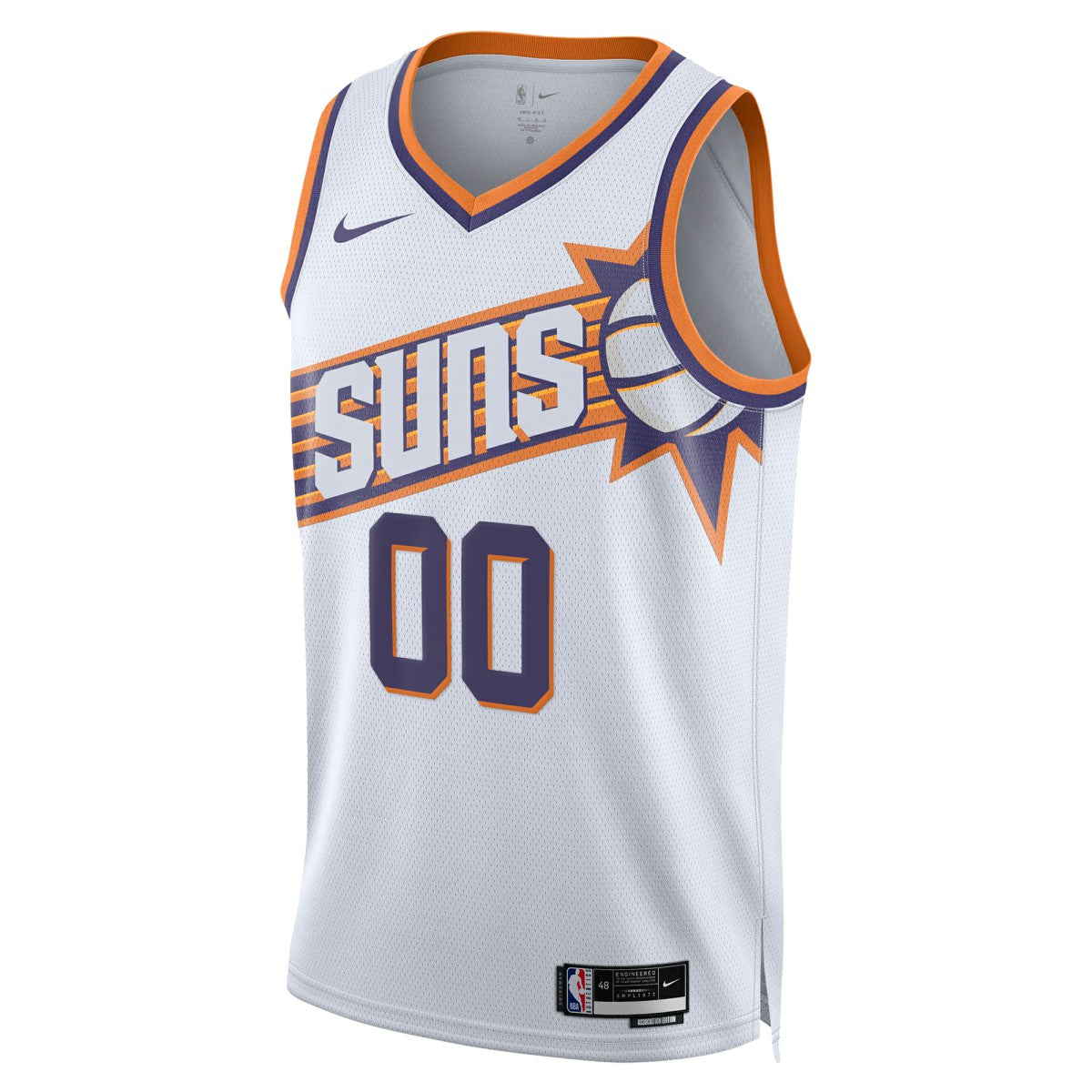 Phoenix Suns Unisex Swingman Custom Jersey White Association Edition - Nike