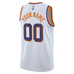 Phoenix Suns Unisex Swingman Custom Jersey White Association Edition - Nike