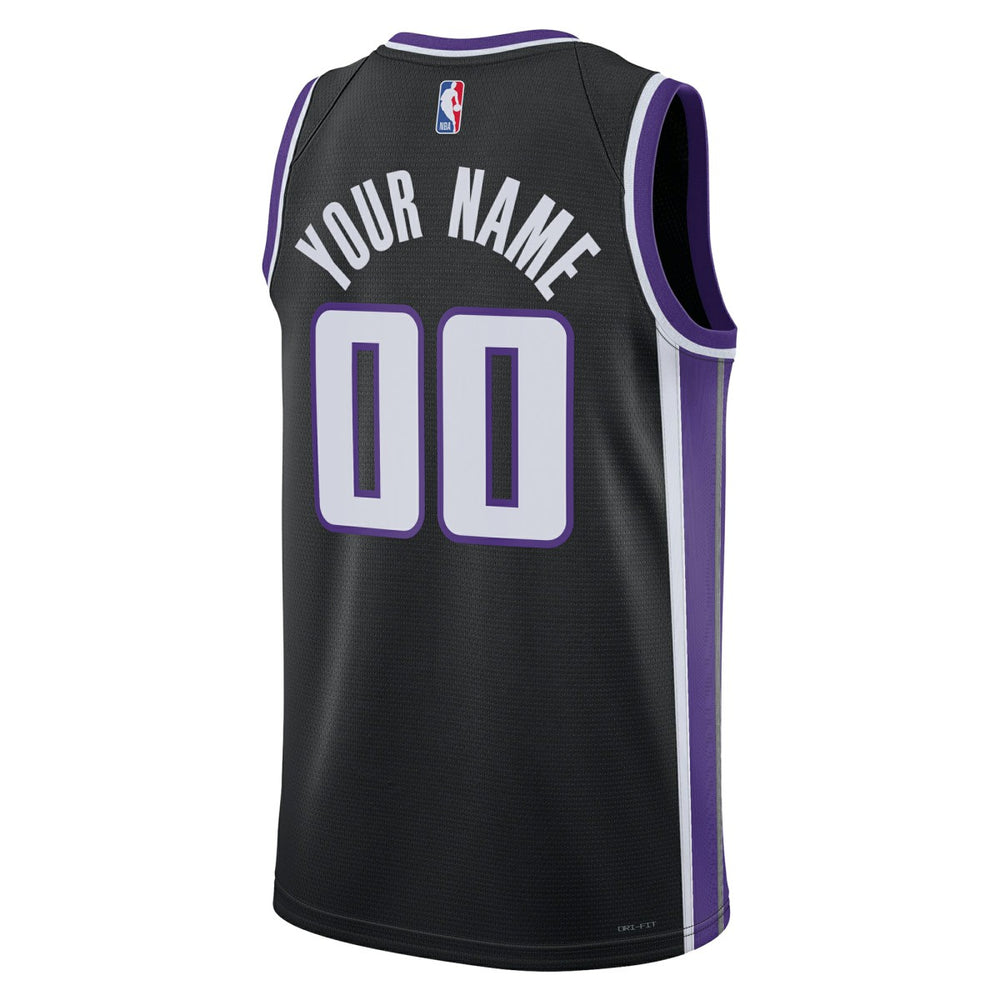 Sacramento Kings Unisex Swingman Custom Jersey Icon Edition Black - Nike