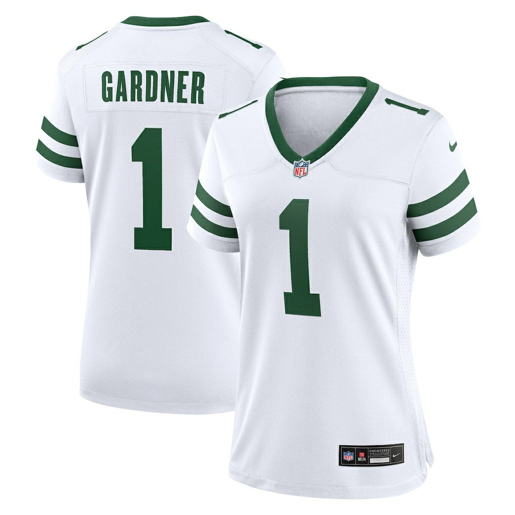 Ahmad Sauce Gardner New York Jets Women's Game Player Jersey - Legacy White Jerseys