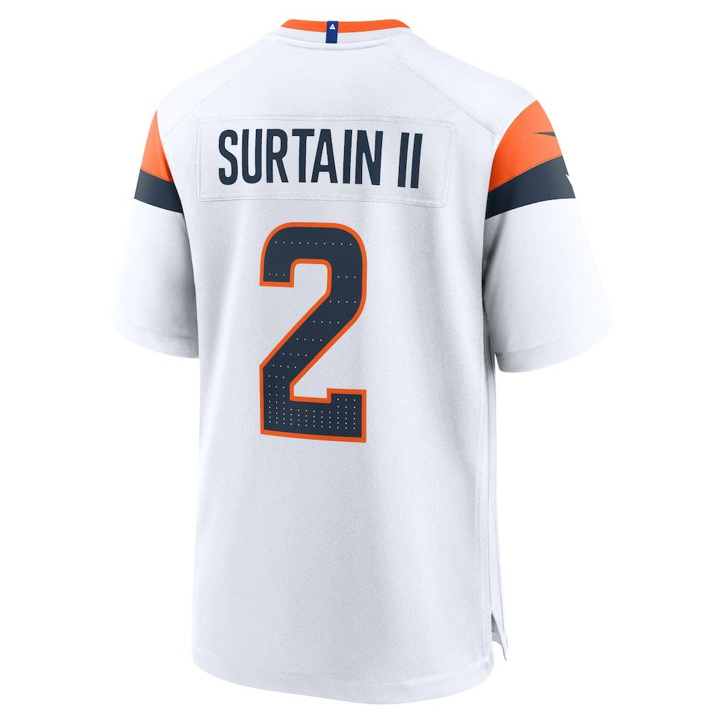 Patrick Surtain II Denver Broncos Mile High Collection Game Jersey - White Jerseys