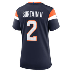 Patrick Surtain II Denver Broncos Women's Mile High Collection Alternate Game Jersey - Navy Jerseys