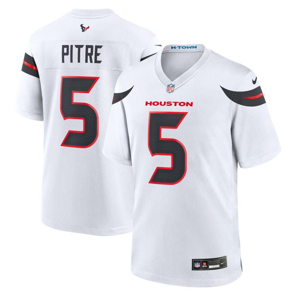 Jalen Pitre Houston Texans Game Jersey - White Jerseys