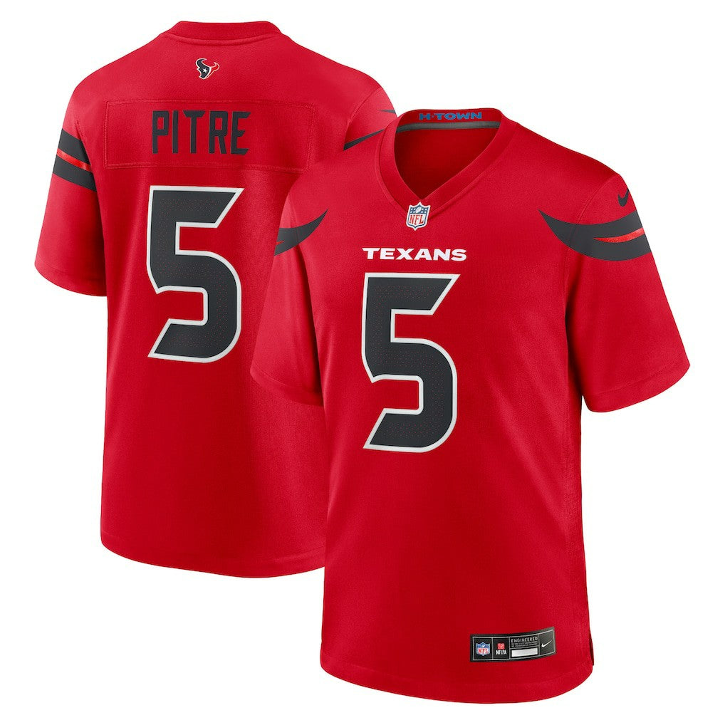 Jalen Pitre Houston Texans Alternate Game Jersey - Red Jerseys