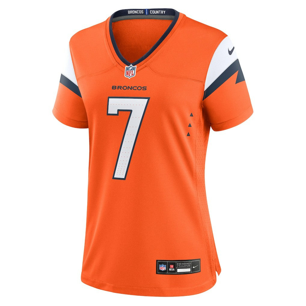 John Elway Denver Broncos Women's Mile High Collection Retired Player Game Jersey - Orange Jerseys