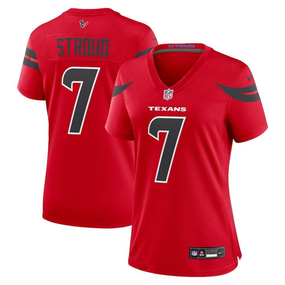 C.J. Stroud Houston Texans Women's Alternate Game Jersey - Red Jerseys