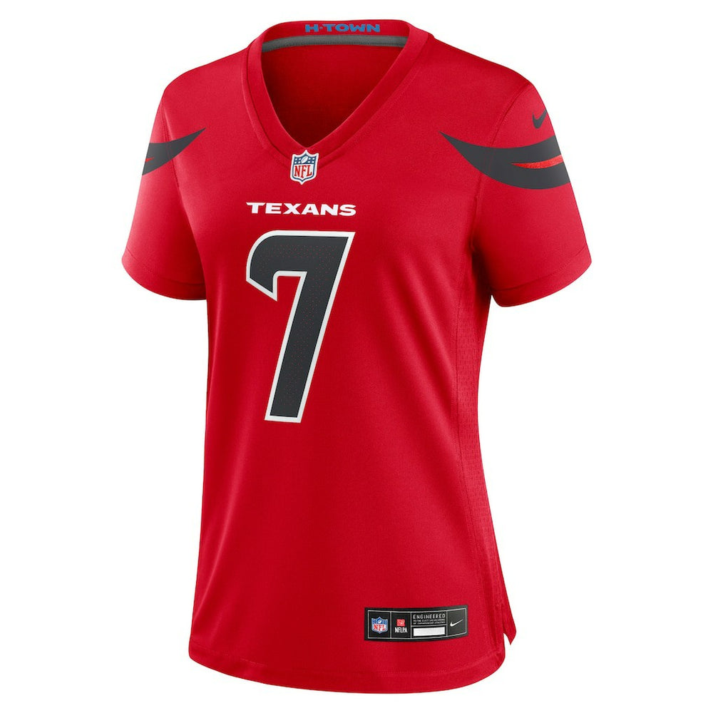 C.J. Stroud Houston Texans Women's Alternate Game Jersey - Red Jerseys