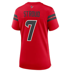 C.J. Stroud Houston Texans Women's Alternate Game Jersey - Red Jerseys