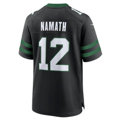 Joe Namath New York Jets Alternate Retired Player Game Jersey - Legacy Black Jerseys