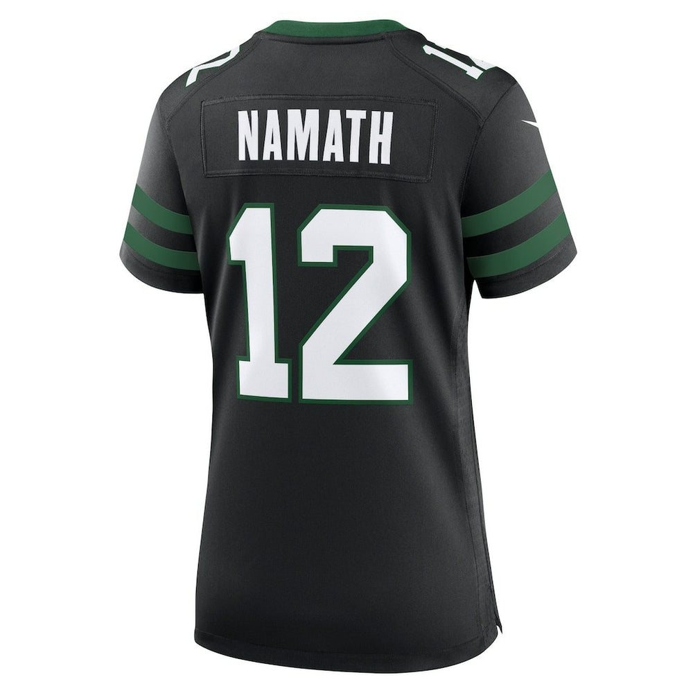 Joe Namath New York Jets Women's Retired Player Alternate Game Jersey - Legacy Black Jerseys
