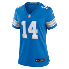 Amon-Ra St. Brown Detroit Lions Women's Team Game Jersey - Blue Jerseys
