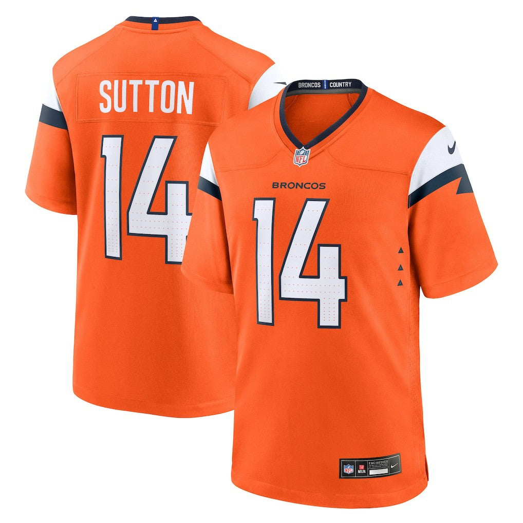 Courtland Sutton Denver Broncos Mile High Collection Game Jersey - Orange Jerseys