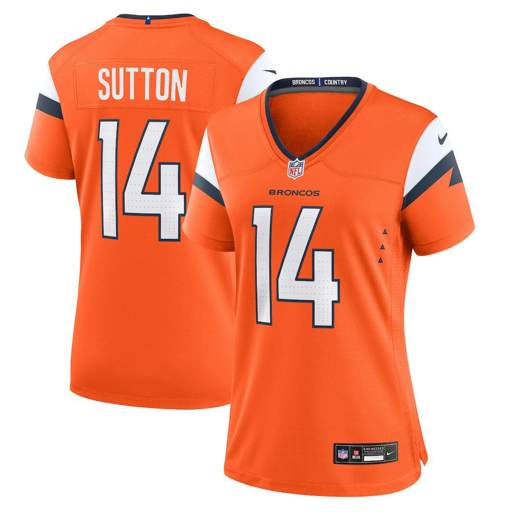 Courtland Sutton Denver Broncos Women's Mile High Collection Game Jersey - Orange Jerseys